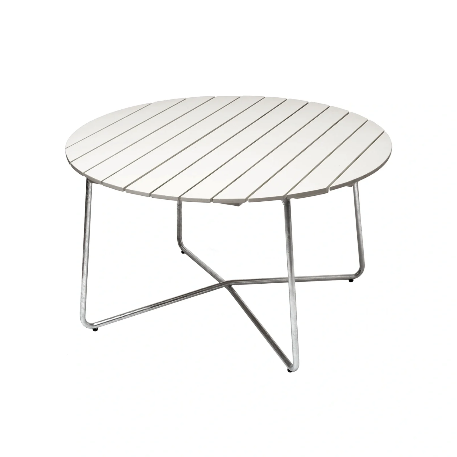 9A bord vit ek / varmförzinkat Ø120 cm