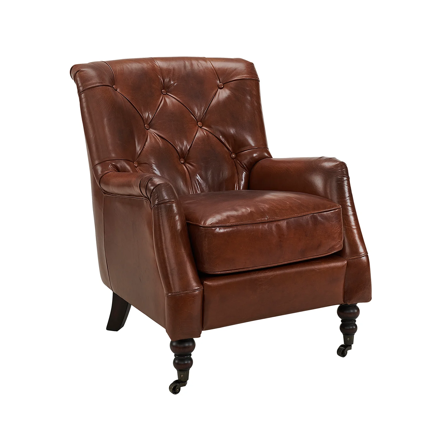 Dessau skinnfåtölj Vintage cigar