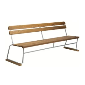 Soffa 5 teak / varmförzinkat stativ