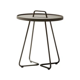 On-the-move bord taupe litet