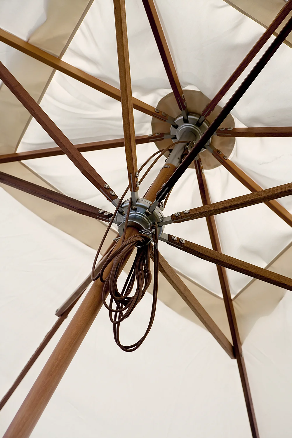 Atlantis parasoll natur 330x330 cm - Bild 3