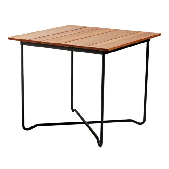 Grinda bord teak 85x85 cm