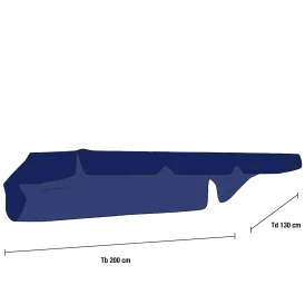 Hammocktak Olbia blå