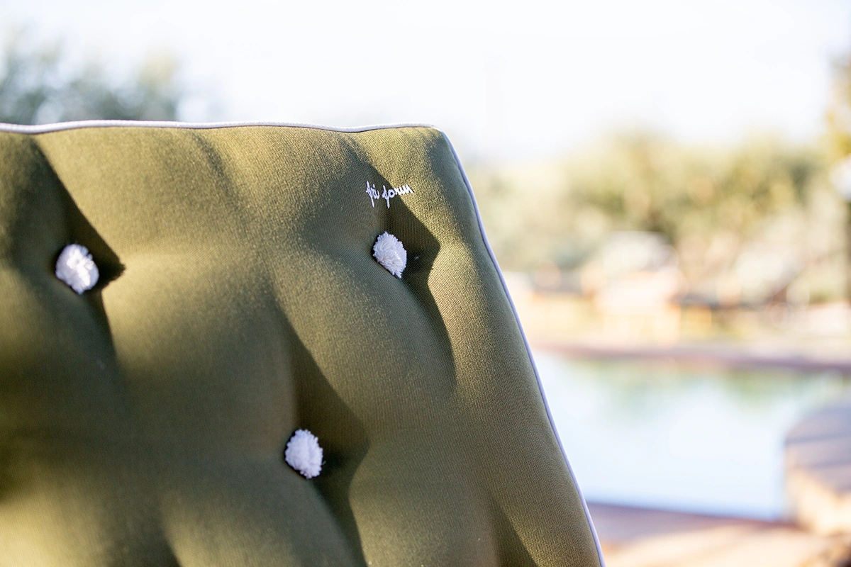 Liggvagnsdyna 60 - khakigrön