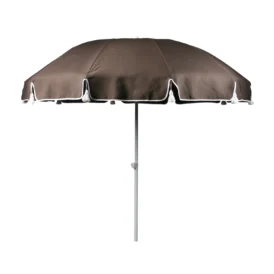 Parasoll 90 - vitlack/brun, Ø220 cm