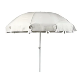 Parasoll 90 - vitlack/beige, Ø220 cm