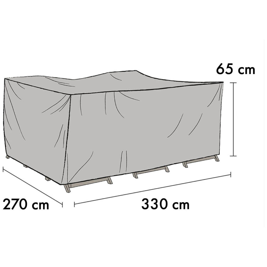 1023-7 Möbelskydd för loungrupper 330x270 cm höjd 65 cm