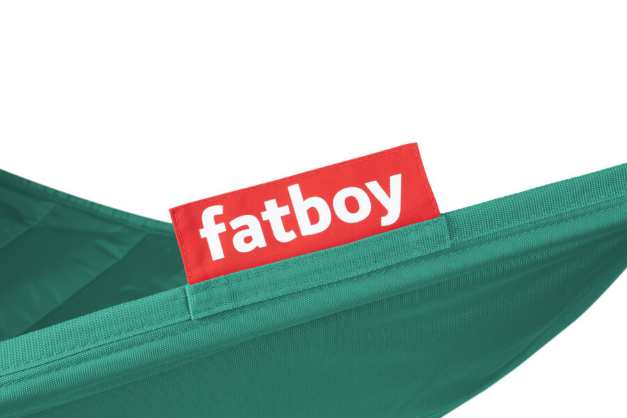 Närbild på Fatboy headdemock Turqouise.