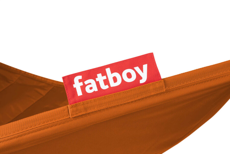 En närbild på Fatboy headdemock Orange.