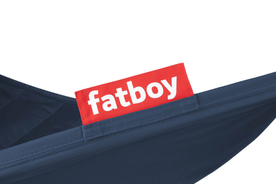 Närbild på Fatboy headdemock dark blue.