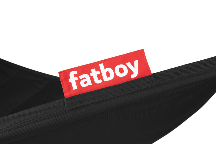 Närbild på headdemock från Fatboy i färgen black.