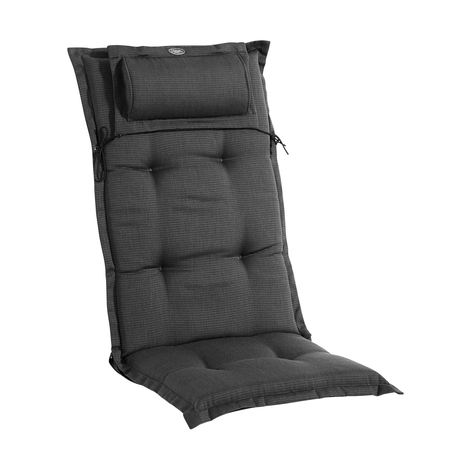 Canyon positionsdyna tjock antracit strukturdralon