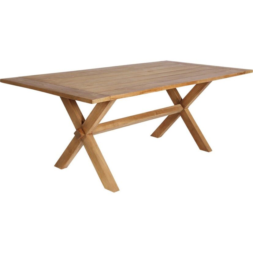 Colonial matbord i teak i storleken 200x100 cm från Sika-Design.
