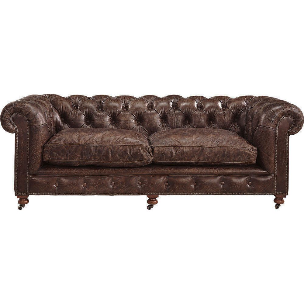 Kensington soffa i vintage cigar leather från Artwood.