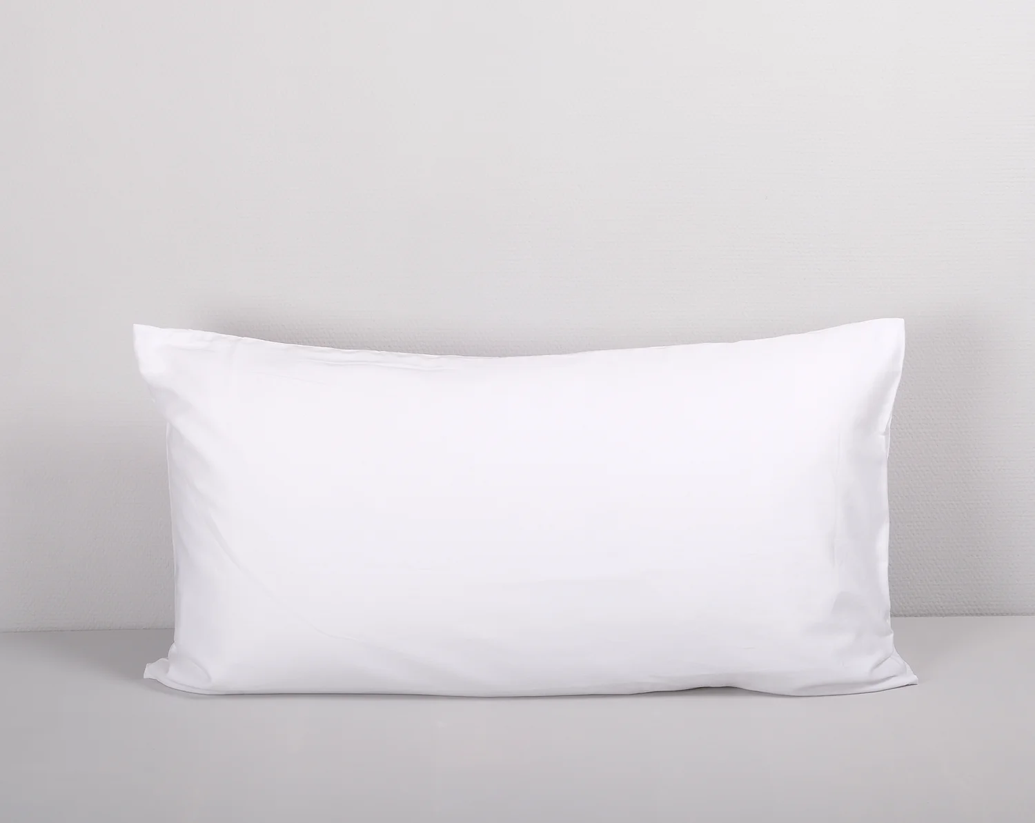 Örngott Ekologisk bomullssatin vit 50x90 cm