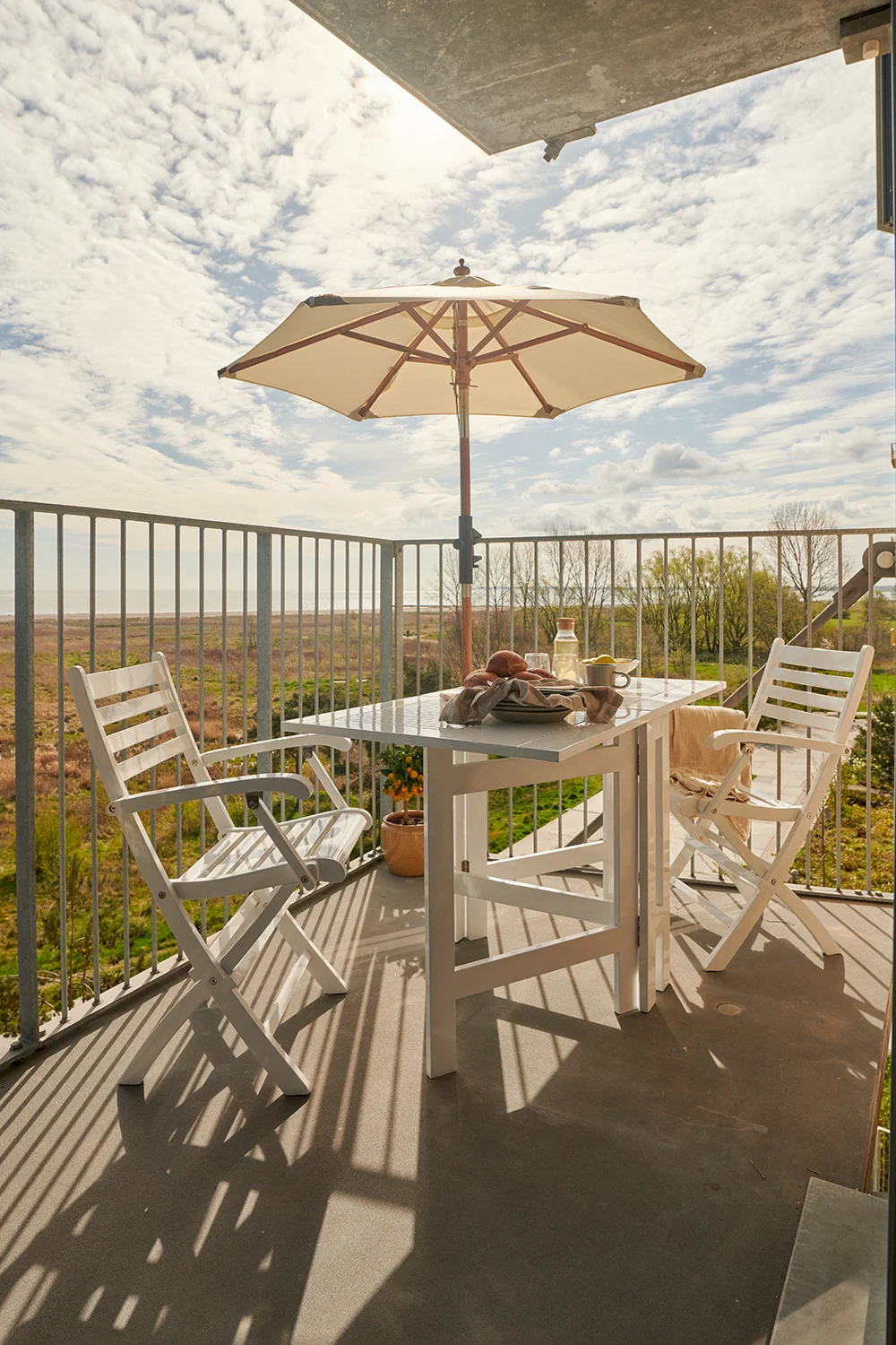 Butterfly klaffbord vit 130x65 cm - Bild 11