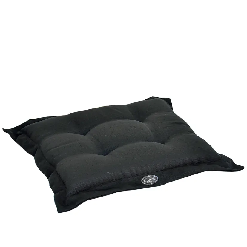 Fritab Canyon sittdyna svart strukturdralon 42×45 cm