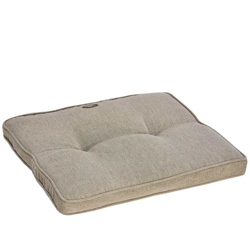 Fritab Borneo Canyon sittdyna beige strukturdralon 50×50 cm
