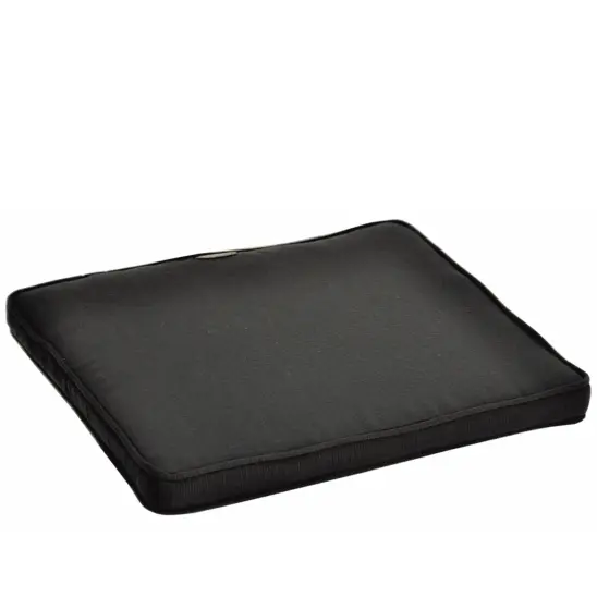 Fritab Canyon sittdyna svart strukturdralon 43×45 cm