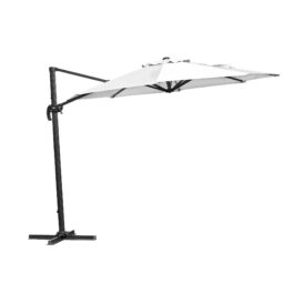 Linz frihängande parasoll antracit/khaki Ø300 cm