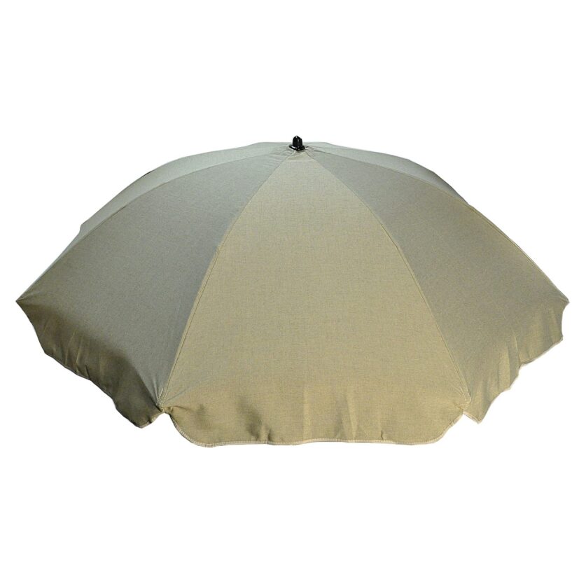 Grått parasoll i Dralon från Fritab