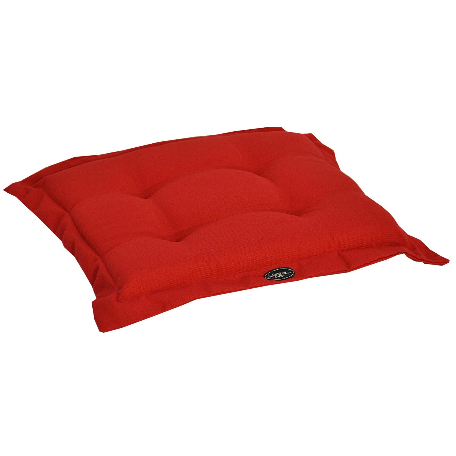 Canyon sittdyna röd strukturdralon 42×45 cm