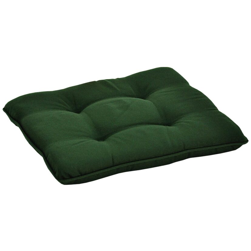 Laos sittdyna 42×45 cm grön dralon från Fritab.