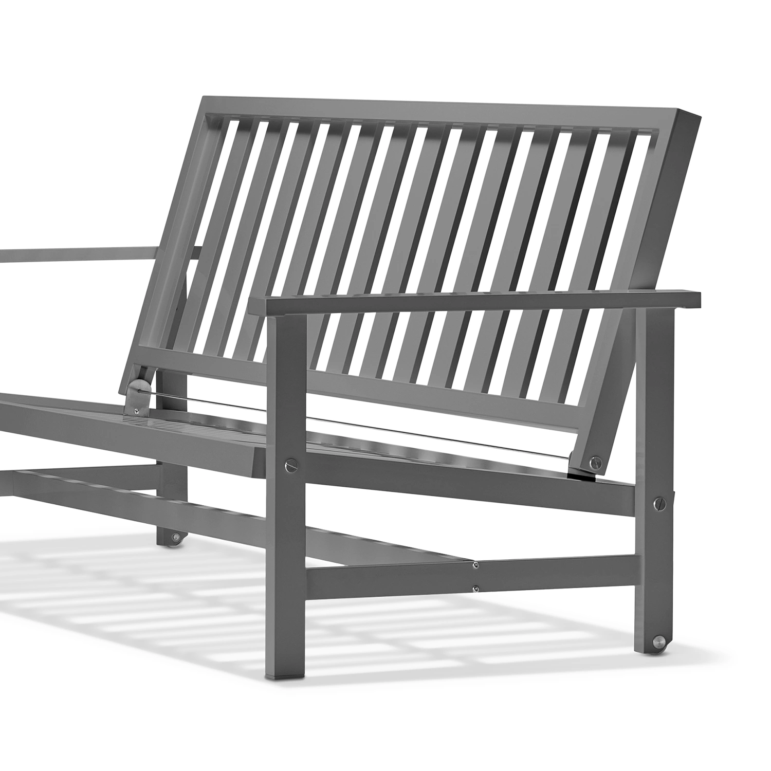 Soffa 09 grå aluminium