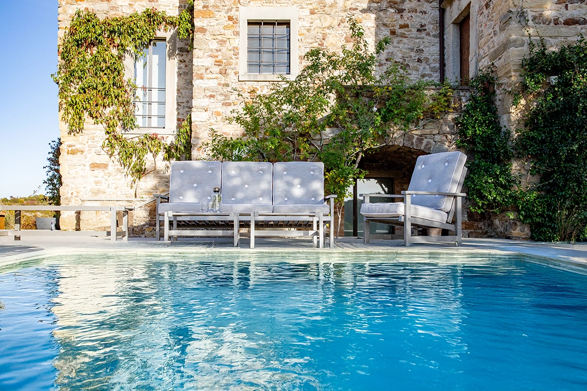 Soffa 09 grå aluminium - med dyna