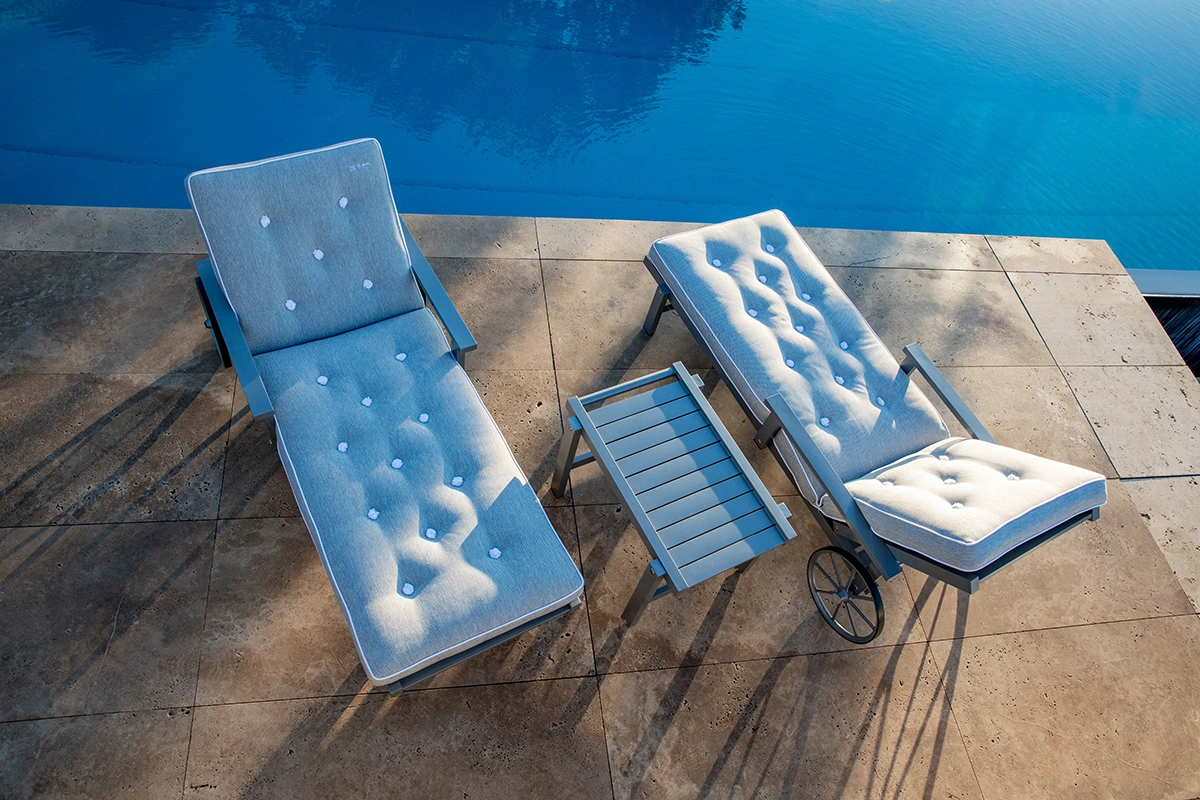 Liggvagn 31 grå aluminium