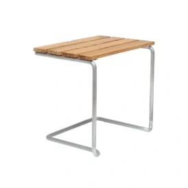 A3 fotpall teak / varmförzinkat stativ