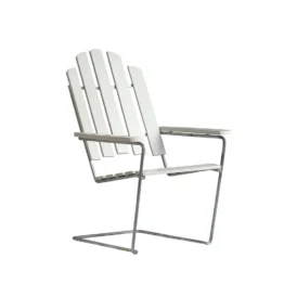 A3 Solstol vit ek / varmförzinkat stativ