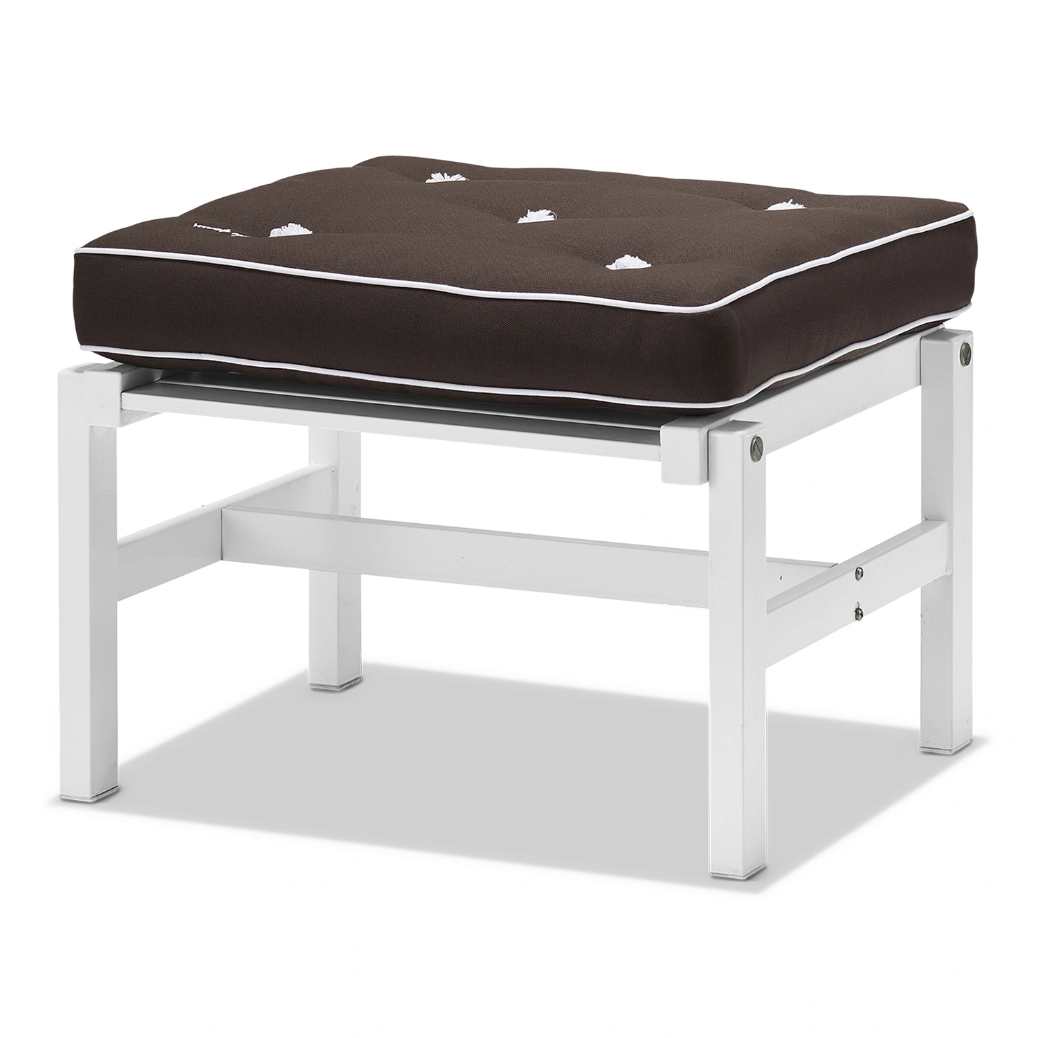 Pall 92 vit aluminium - med dyna