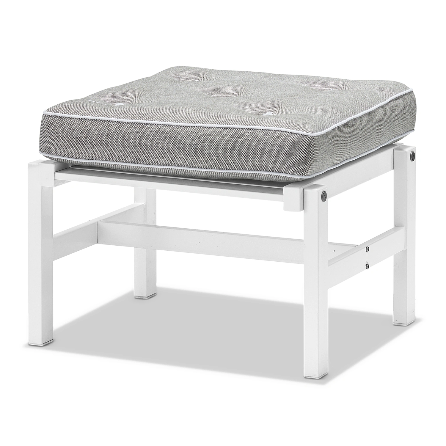 Pall 92 vit aluminium - med dyna