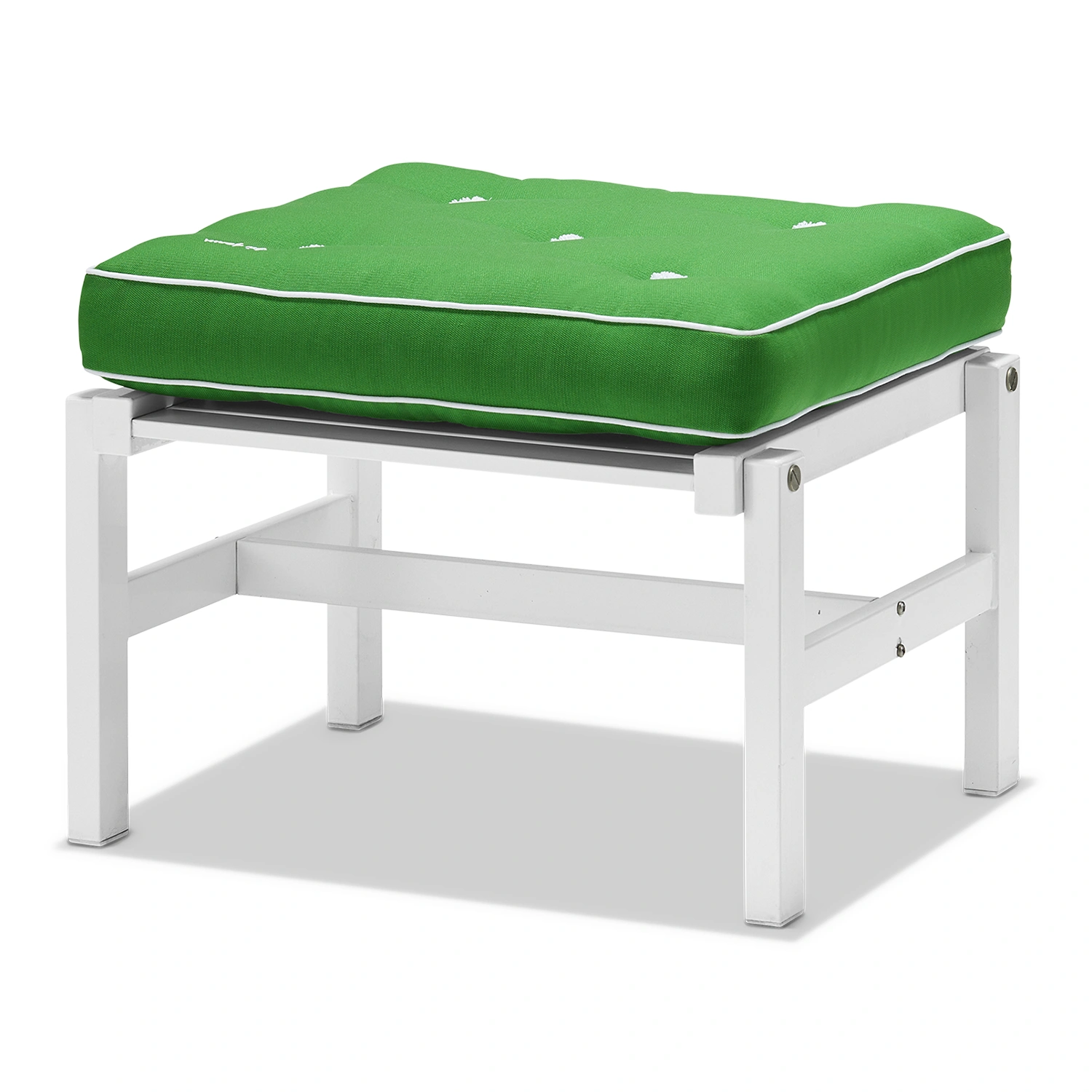 Pall 92 vit aluminium - med dyna