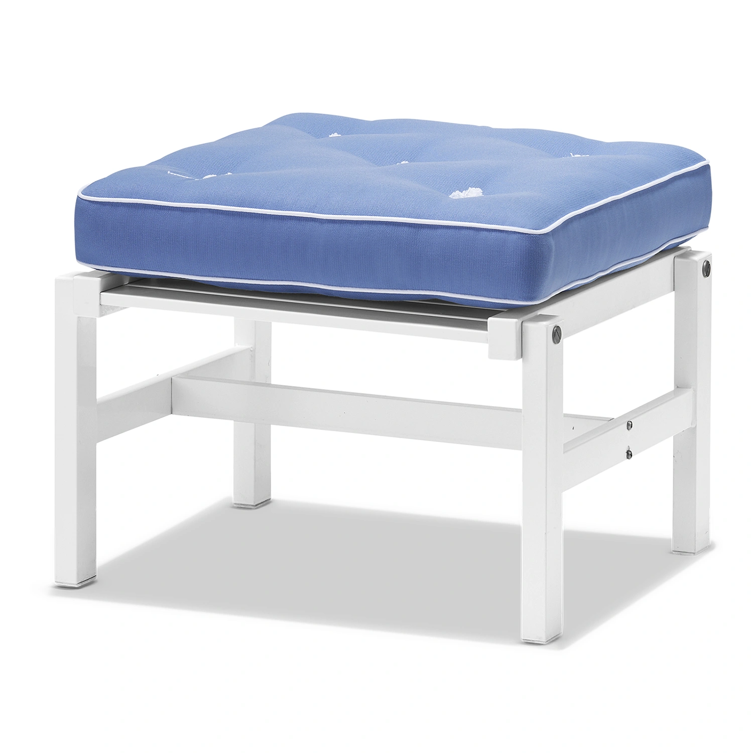 Pall 92 vit aluminium - med dyna