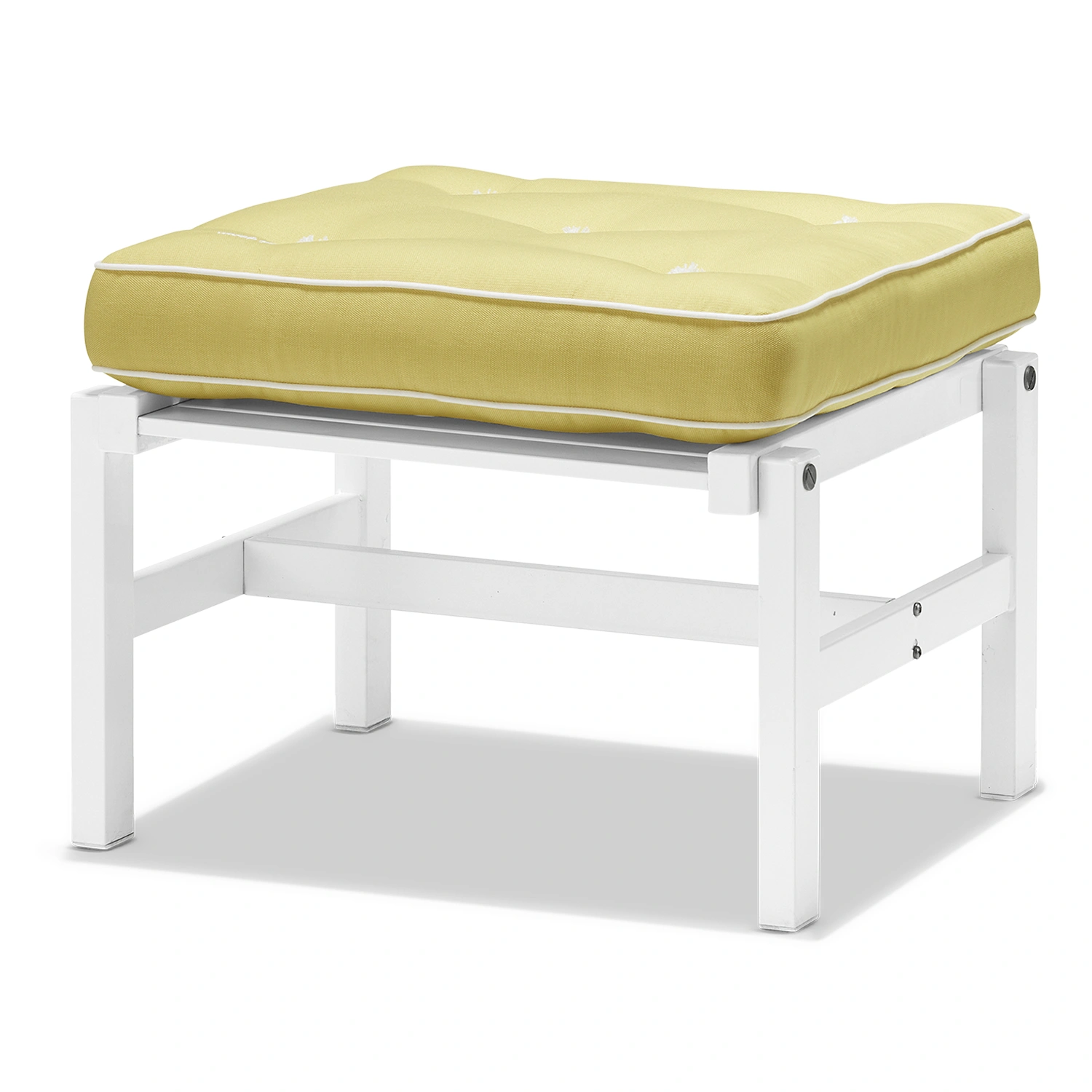 Pall 92 vit aluminium - med dyna