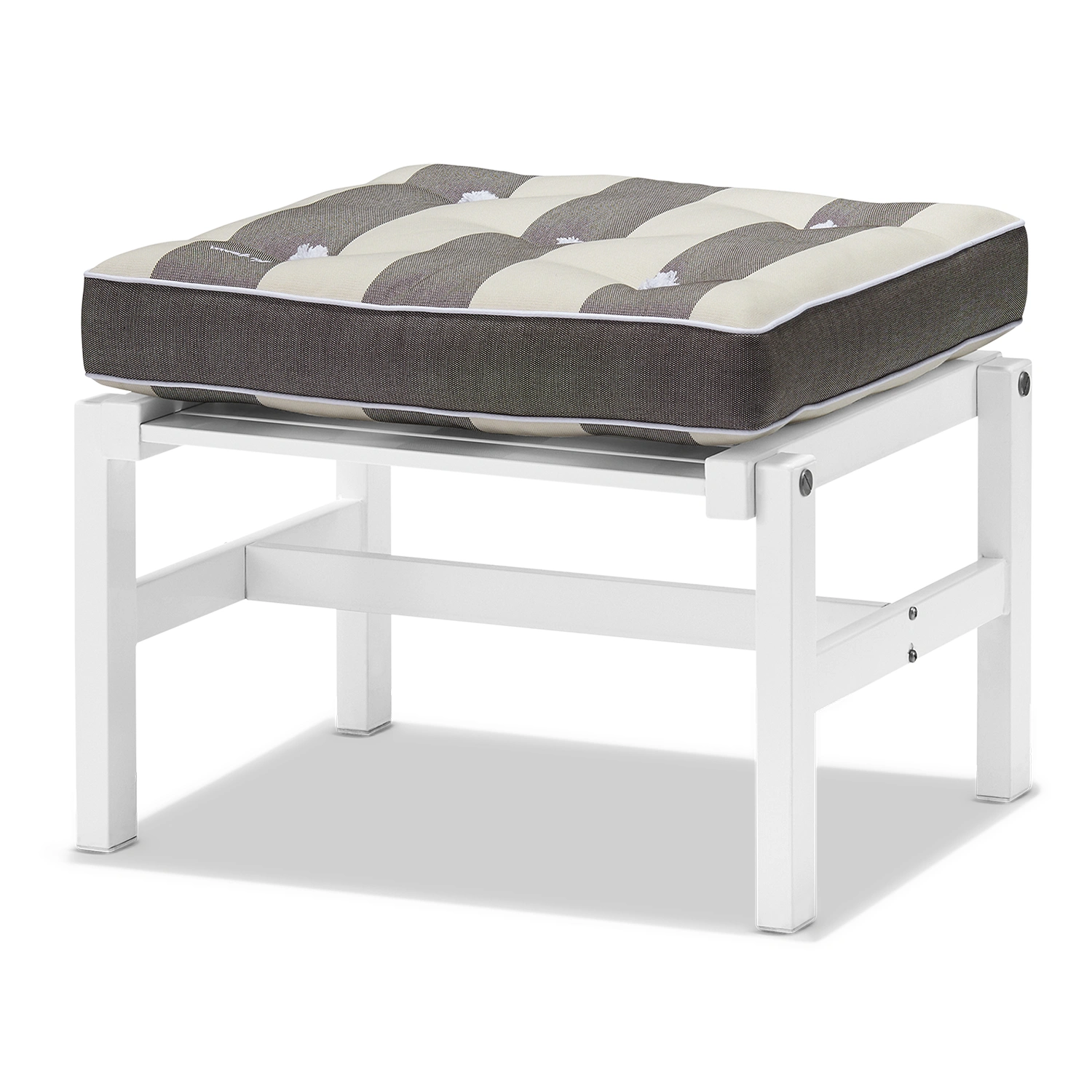 Pall 92 vit aluminium - med dyna