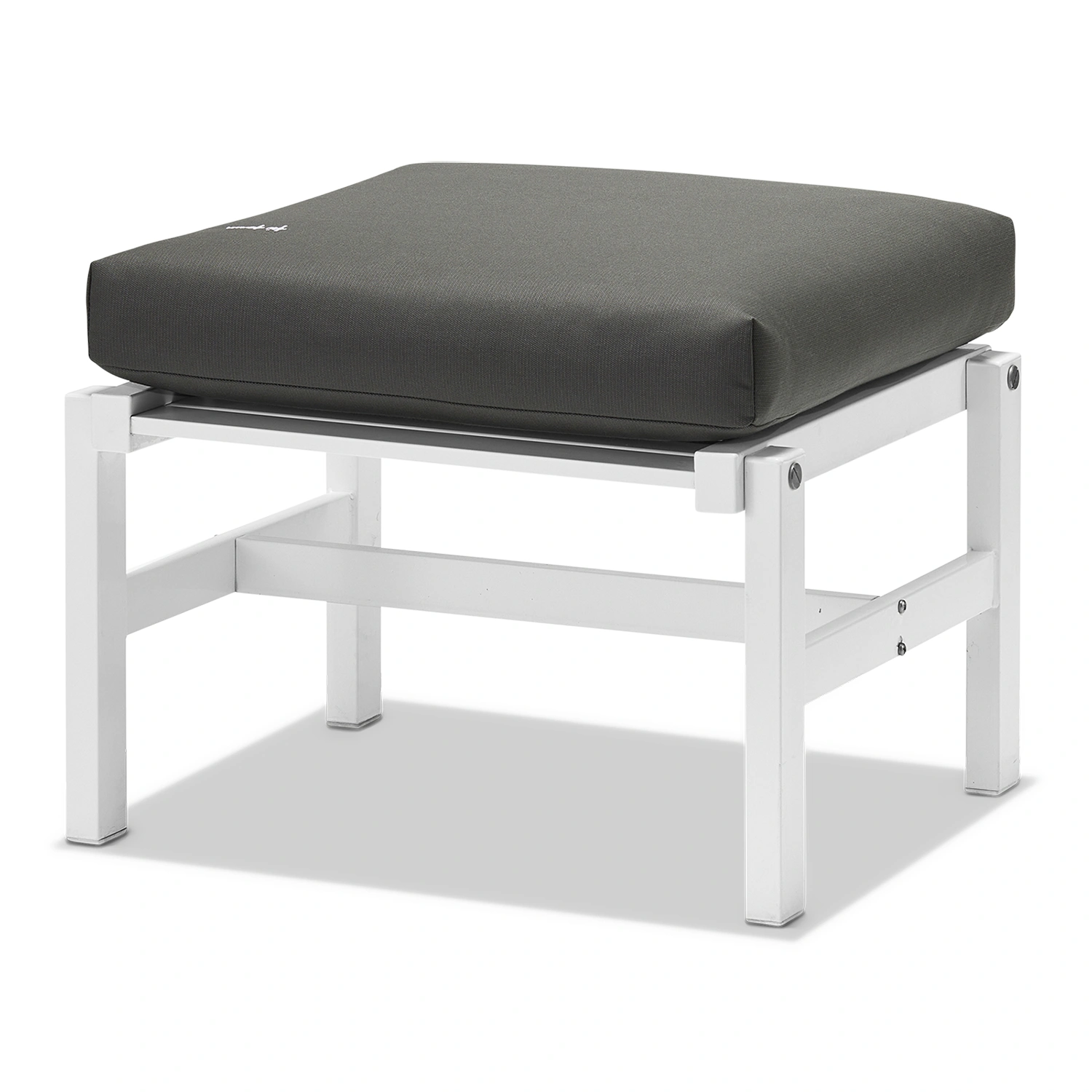 Pall 92 vit aluminium - med dyna