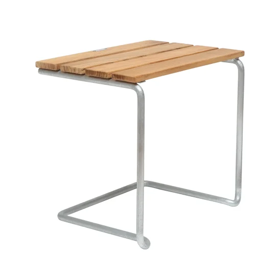 A3 fotpall teak / varmförzinkat stativ