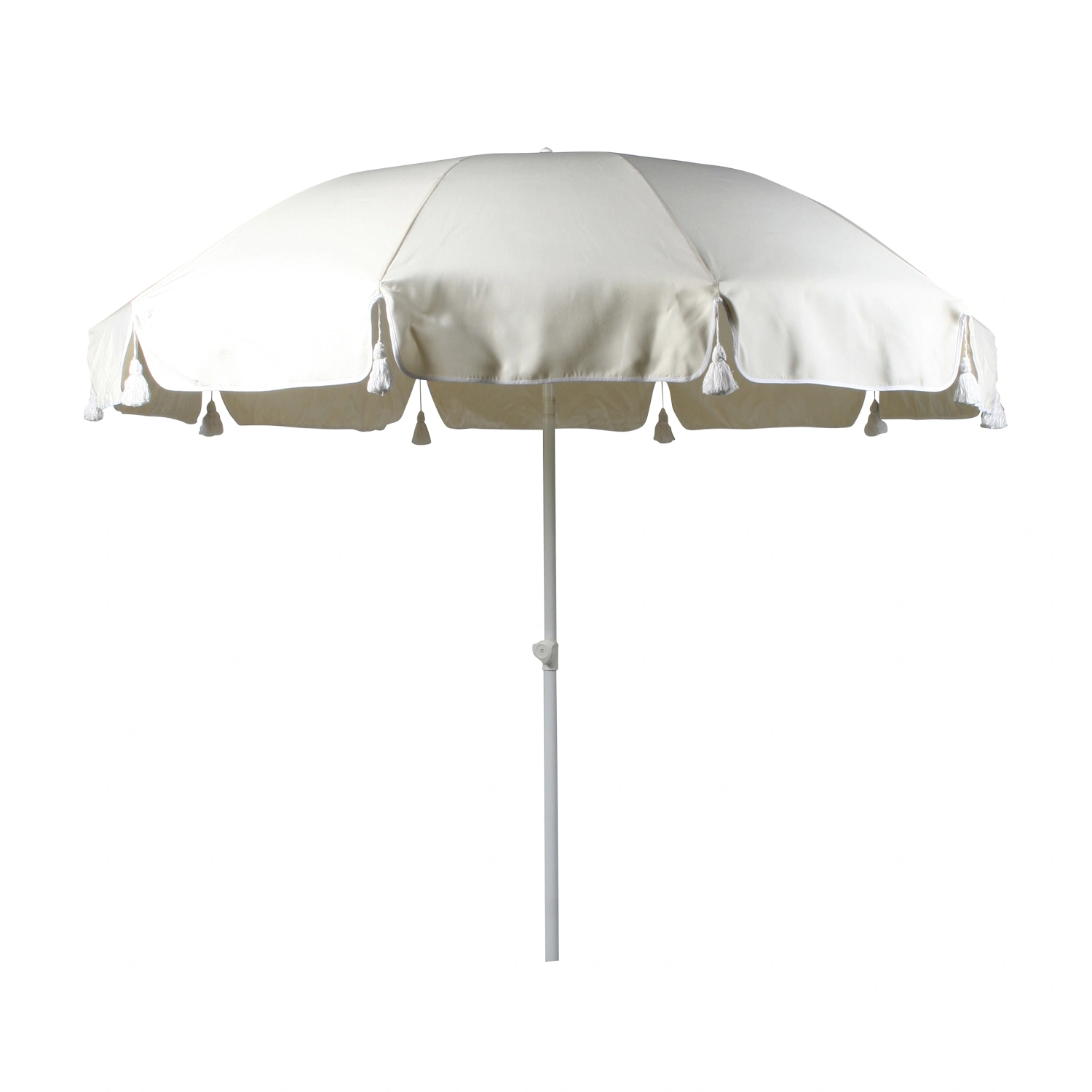 Parasoll 90 - vitlack/natur, Ø220 cm