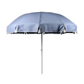 Parasoll 90 - vitlack/ljusblå, Ø220 cm