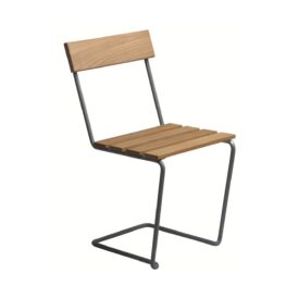 Stol 1 teak/varmförzinkat