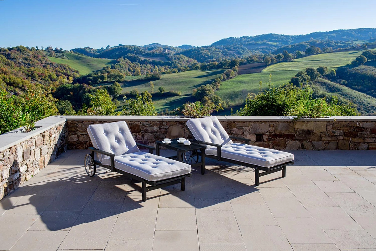 Liggvagn 31 svart aluminium