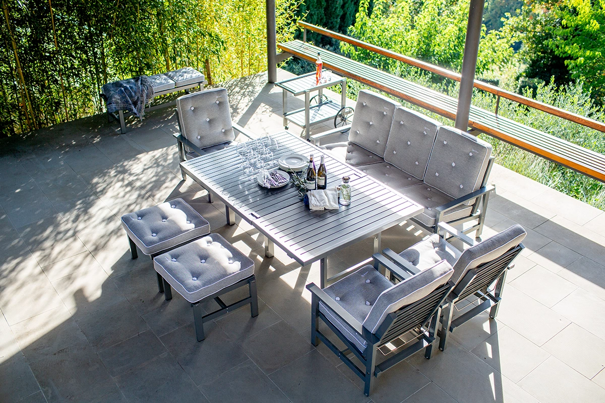 Tillsatsskiva 68 grå aluminium – 122×68 cm