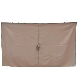 Luxor Paviljongväggar mörkbeige 300x400 cm, 4-pack