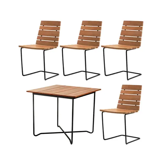 Grinda matgrupp kvadratisk