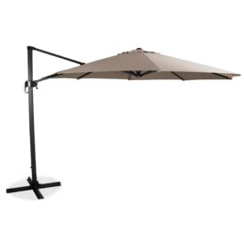 Side Winder XL frihängande parasoll beige Ø350 cm