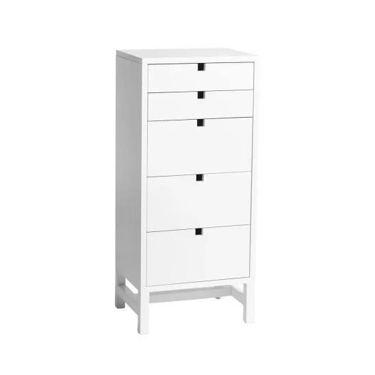 Falsterbo byrå 5 lådor liten vitlack