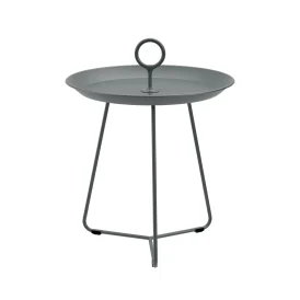 Eyelet sidobord mörkgrå Ø45 cm